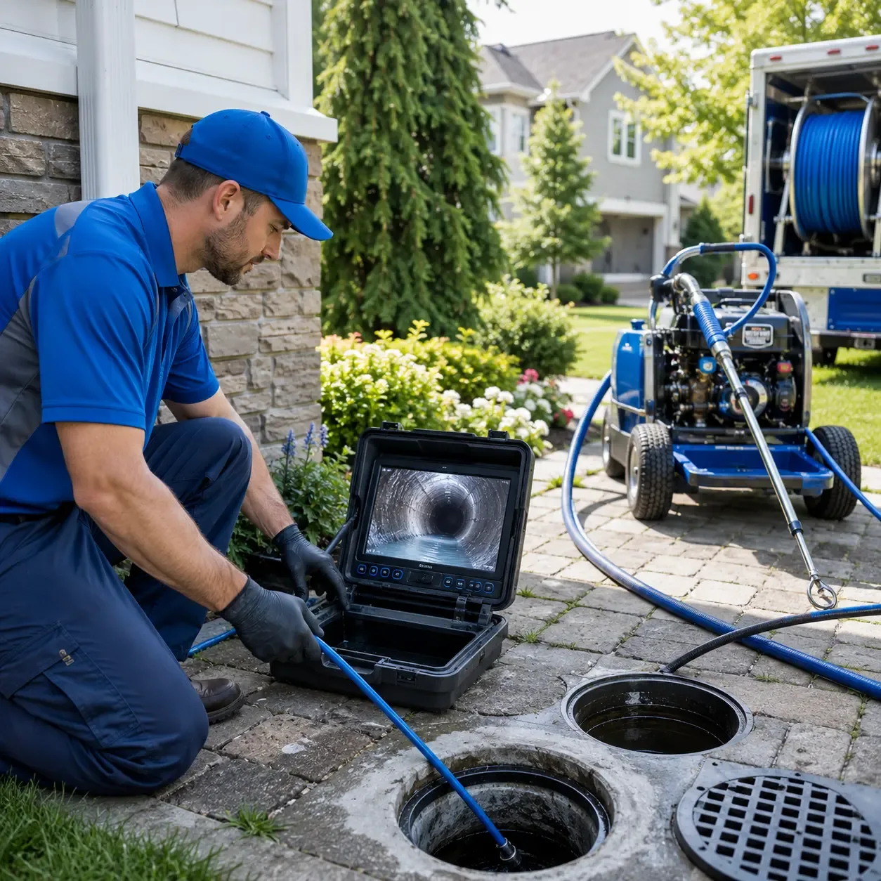 Outdoor drain cleaning professionals serving Eucha, OK